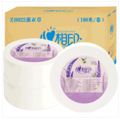 心相印大盤紙3層180米整箱12卷ZB022廁紙商務專用紙大卷筒紙 專用紙巾衛生紙心心相印卷紙 整箱12卷